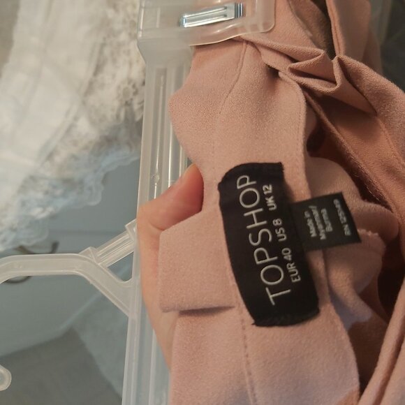 Topshop light pink pants, size 8 - Picture 2 of 5